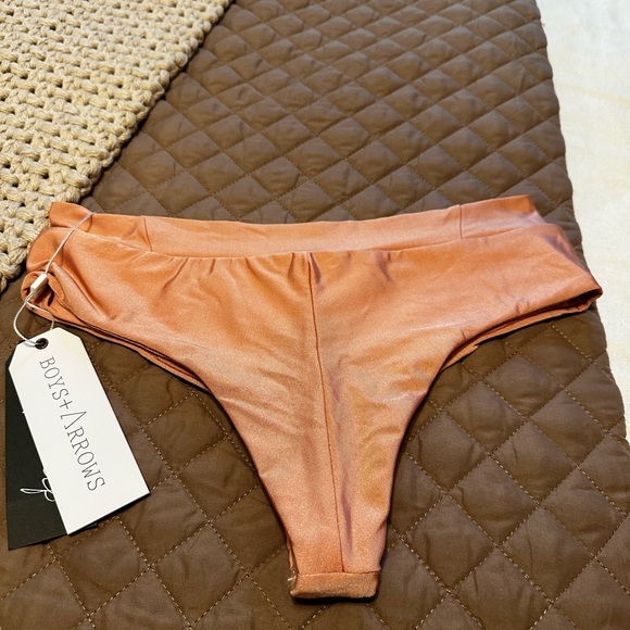 NWT Boys + Arrows Raz Bikini Bottoms Blush & Bashful S or L - Picture 4 of 11